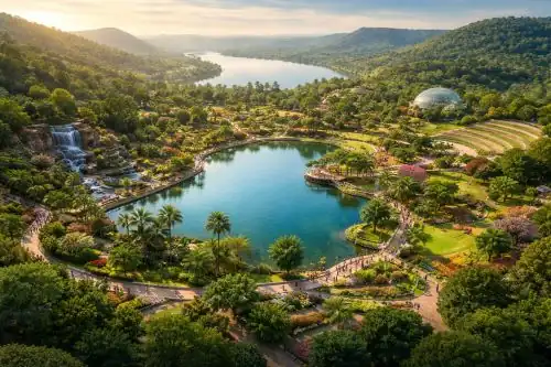 Eco Hill Park near Himayatsagar with scenic hills, gardens, and walking trails in Hyderabad