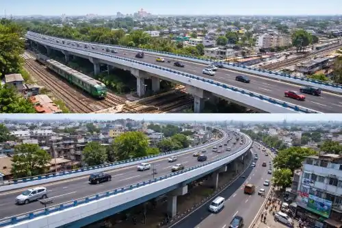 Falaknuma Railway Over Bridge and Fatehnagar flyover in Hyderabad easing traffic congestion