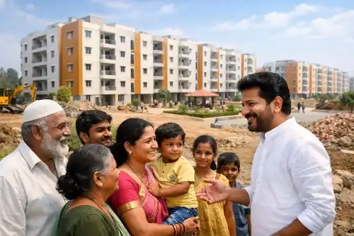 Hyderabad lake restoration area where families displaced by encroachment removal await housing support