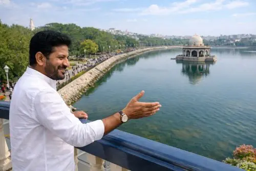Bam Rukn Lake restoration inauguration by Telangana CM Revanth Reddy in Hyderabad
