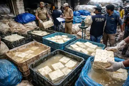2,600 kg adulterated paneer seized during food safety raid in Secunderabad Hyderabad