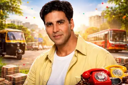 Akshay Kumar and Suniel Shetty in a scene from Hera Pheri movie