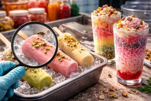 Unsafe kulfi seized during food safety inspections in Hyderabad