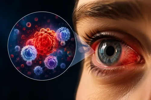 Eye TB inflammation affecting vision after tuberculosis treatment